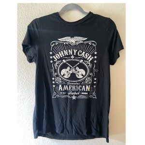johnny cash band tee graphic tee